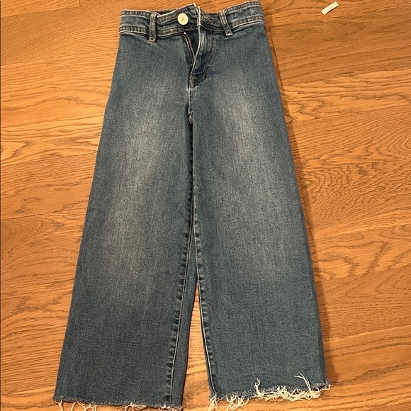 Zara Other - Zara Denim Flare Wide-Leg Jeans